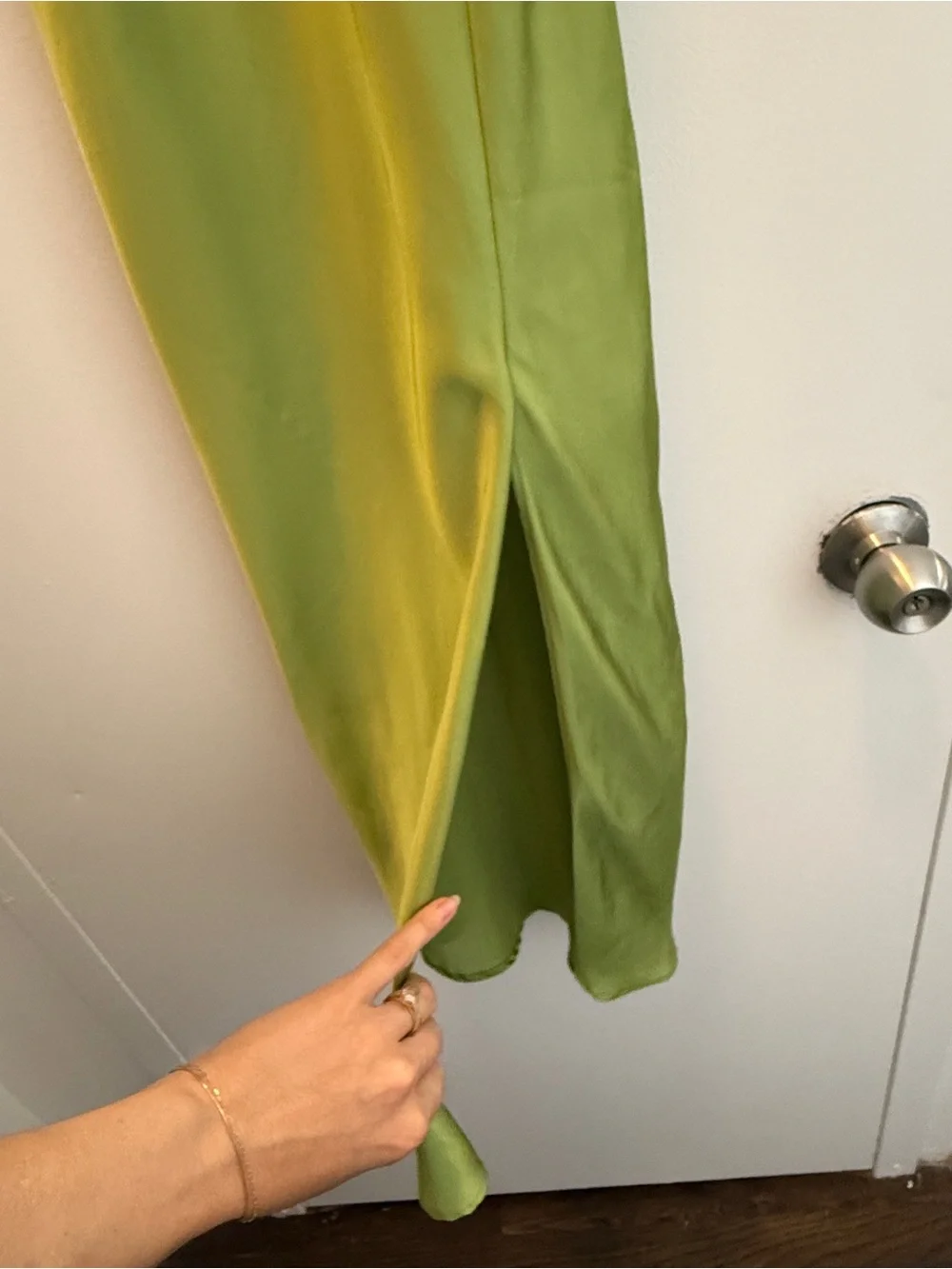 Free People Green Slip Dress